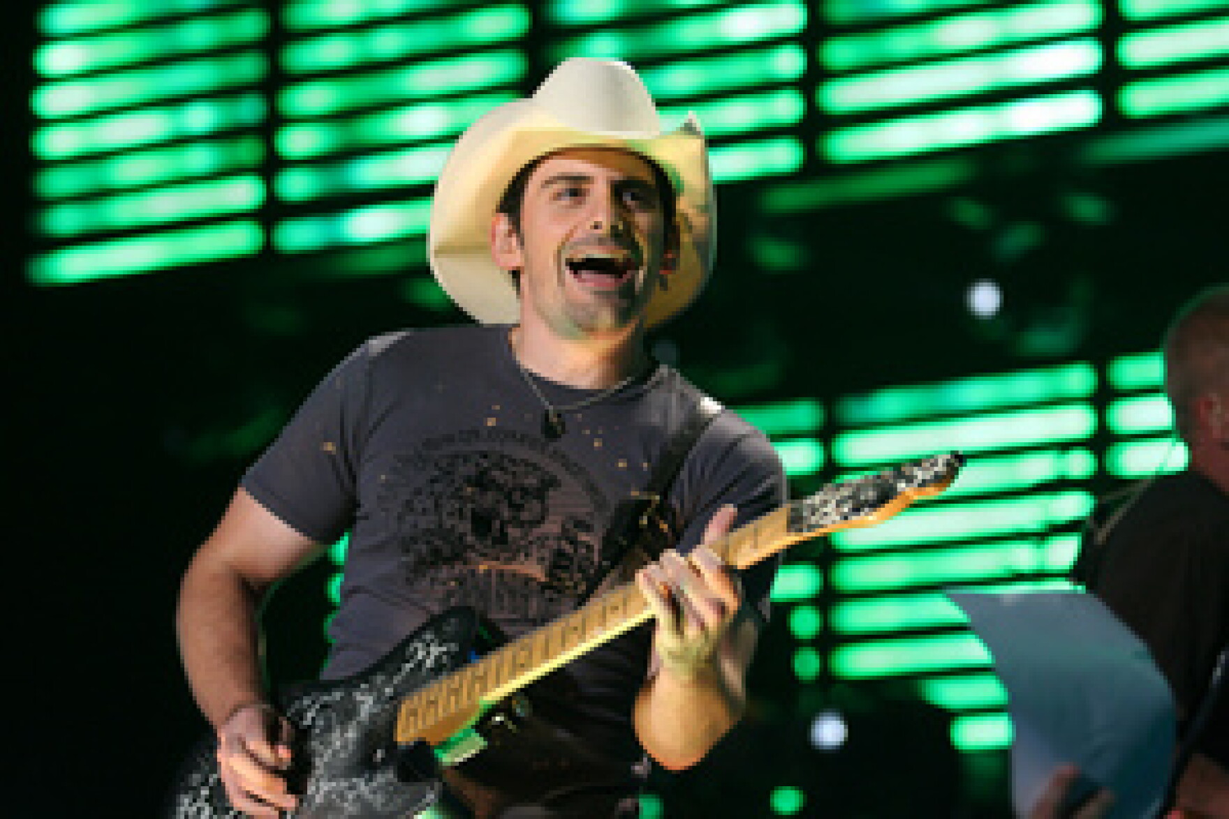 Brad Paisley performing live on stage